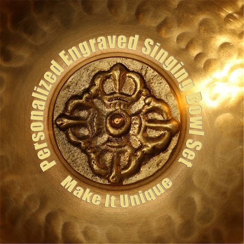 Customized Engrave Singing Bowl 3.2"