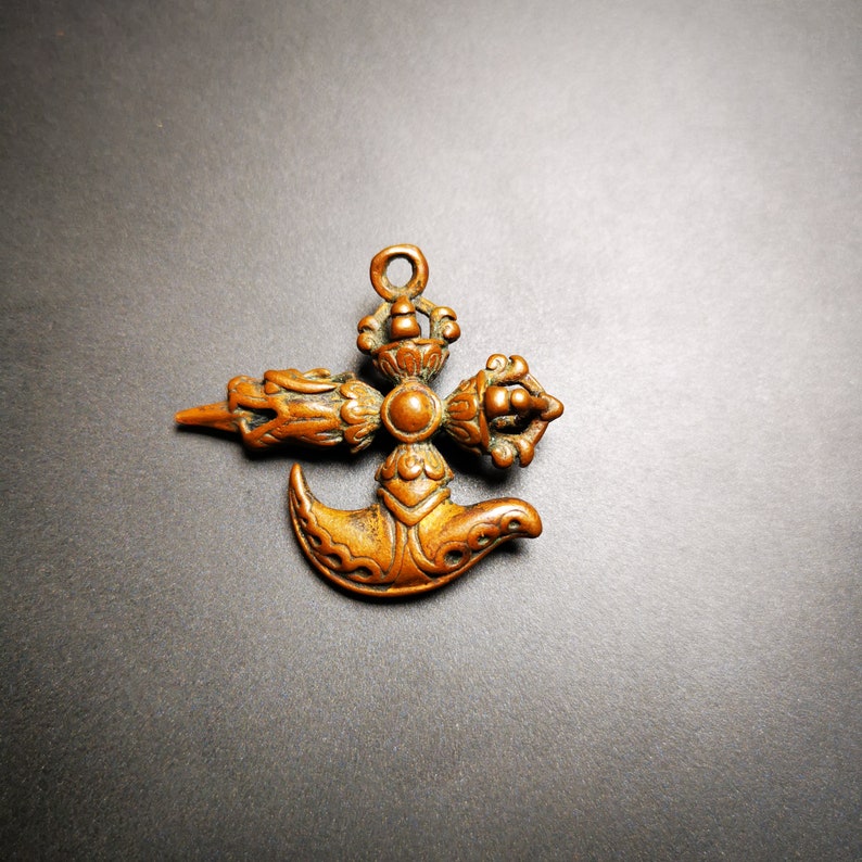 Amulet,Cross Kartika(knife of the dakinis) and Kila(Dorje Phurba)