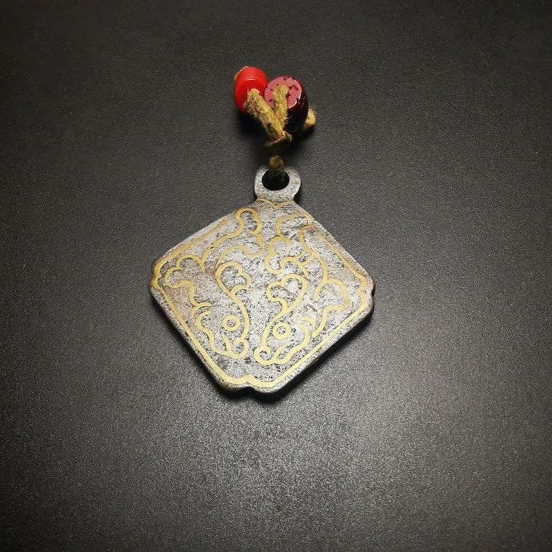 Amulet,Pair of Golden Fish Badge - Gandhanra-ART