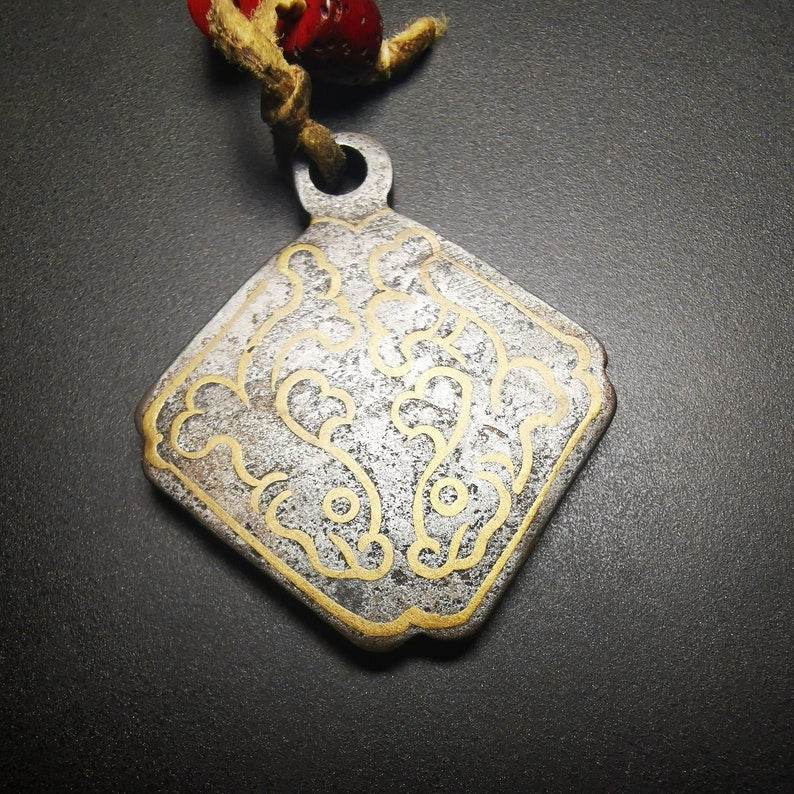 Amulet,Pair of Golden Fish Badge - Gandhanra-ART