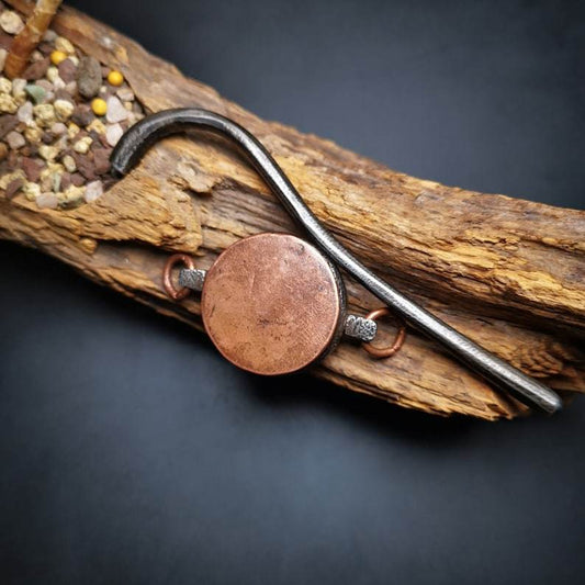 Damaru Drum,Mini Spiritual Tantric Buddhist Tibetan Ritual Religious Ceremonial Chod Drum,Made of Cold Iron - Gandhanra-ART