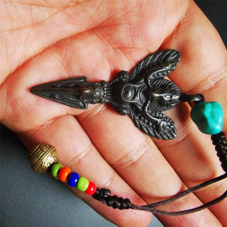 Amulet,Garuda,Golden-winged Bird Pendant - Gandhanra-ART