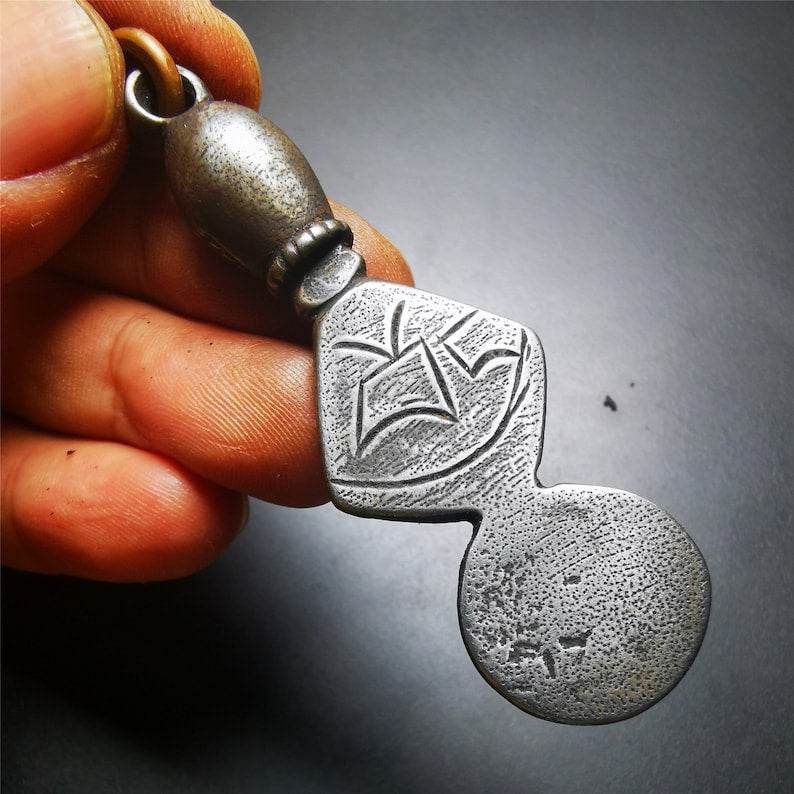Skull Sītavana Phurba Amulet,Kila,Kilaka Pendant - Gandhanra-ART
