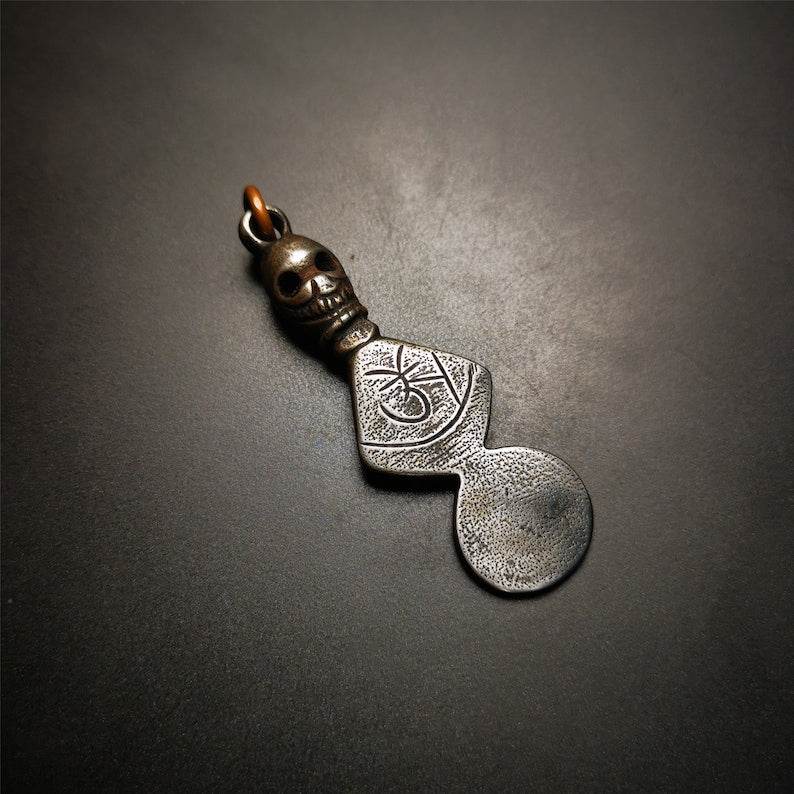 Skull Sītavana Phurba Amulet,Kila,Kilaka Pendant - Gandhanra-ART