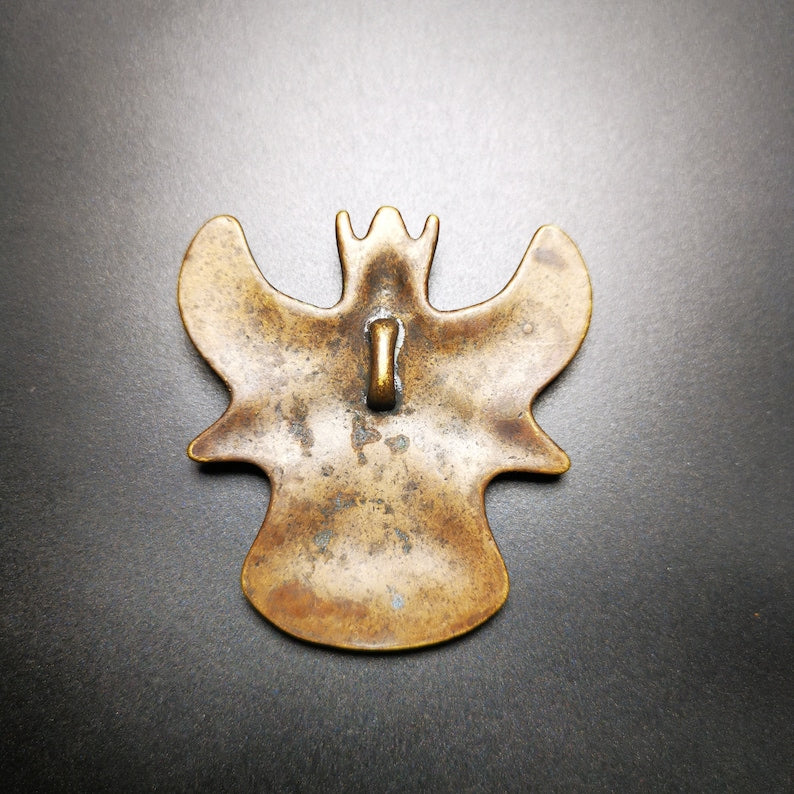 Buddhist Amulet,Garuda,Golden-winged Bird Pendant