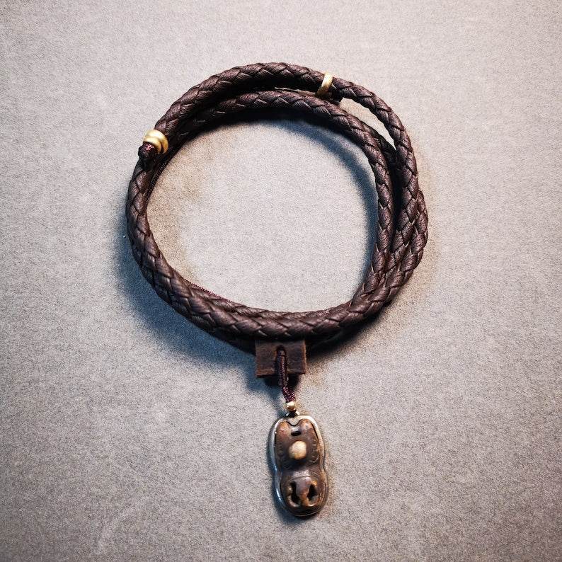 Amulet,Snow Lion Pendant - Gandhanra-ART