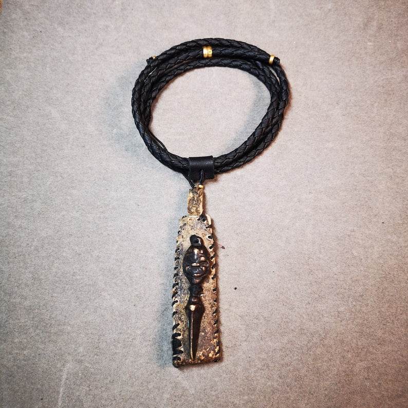 Antique Amulet,Skull Sītavana Phurba / Kila Pendant - Gandhanra-ART