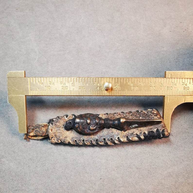 Antique Amulet,Skull Sītavana Phurba / Kila Pendant - Gandhanra-ART