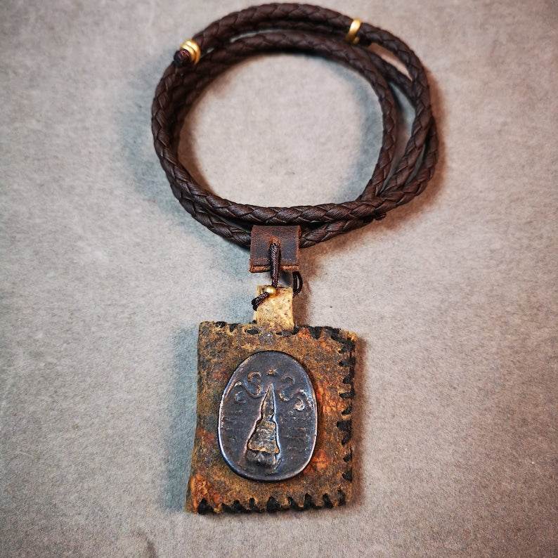Amulet Pendant,Stupa / Pagoda Tsa Tsa Mold - Gandhanra-ART