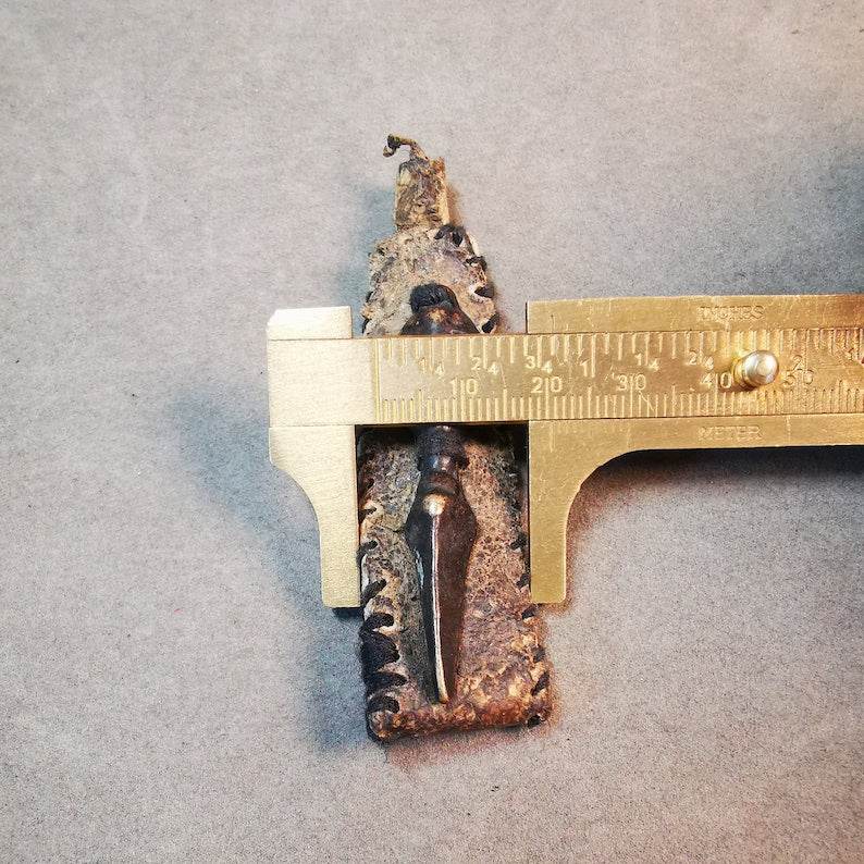 Antique Amulet,Skull Sītavana Phurba / Kila Pendant - Gandhanra-ART