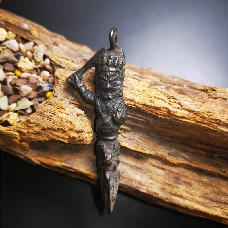 Thokcha Pendant,Phurba Kila of Manjusri and Samantabhadra - Gandhanra-ART