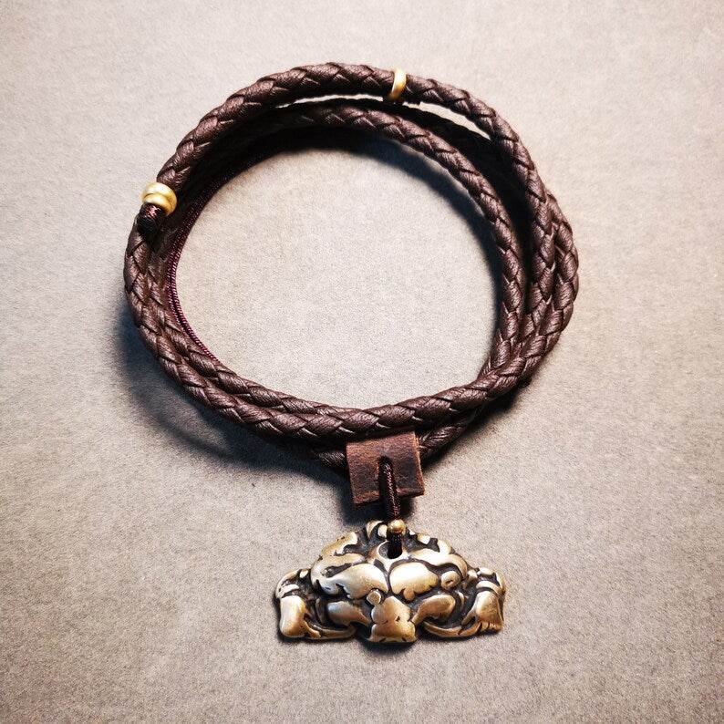 Amulet,Kirtimukha Pendant - Gandhanra-ART