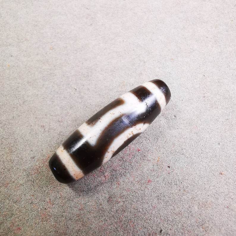Sky Earth Dzi Bead - Gandhanra-ART