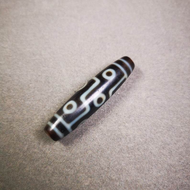 9 Eyes Dzi Bead - Gandhanra-ART