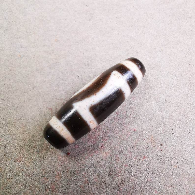 Sky Earth Dzi Bead - Gandhanra-ART