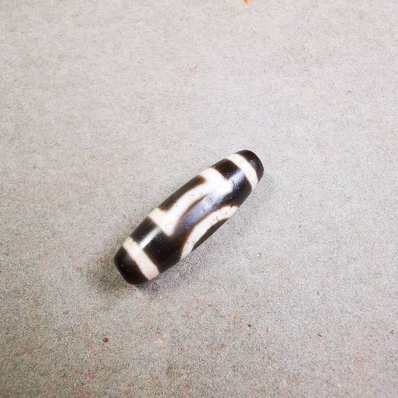 Sky Earth Dzi Bead - Gandhanra-ART