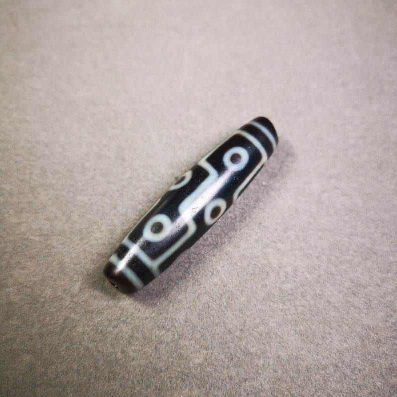 9 Eyes Dzi Bead - Gandhanra-ART