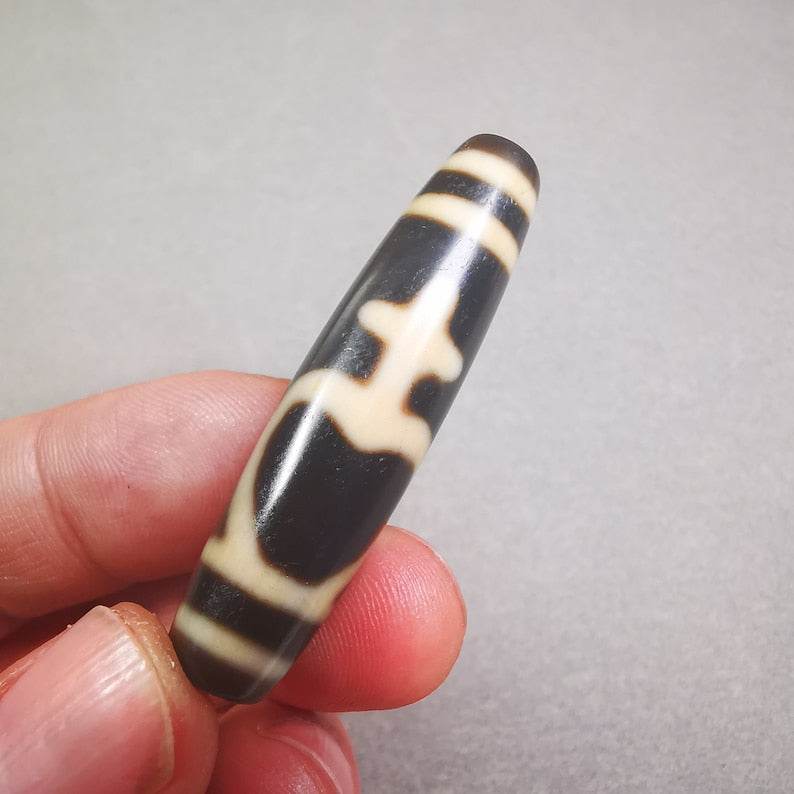 Ritual Vase Dzi Bead - Gandhanra-ART
