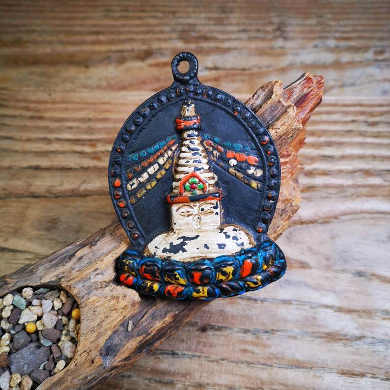 Tibetan Buddhist Statue,Stupa Badge,Pagoda Amulet - Gandhanra-ART