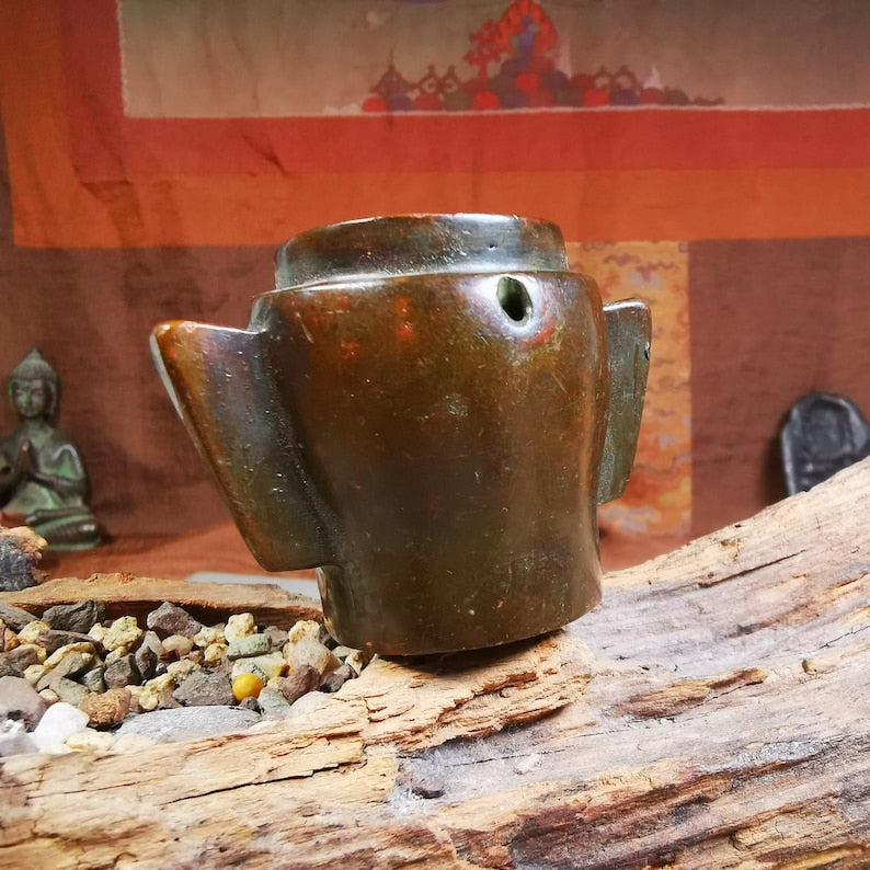 Replica Bronze Head Mask from Sanxingdui Ruins