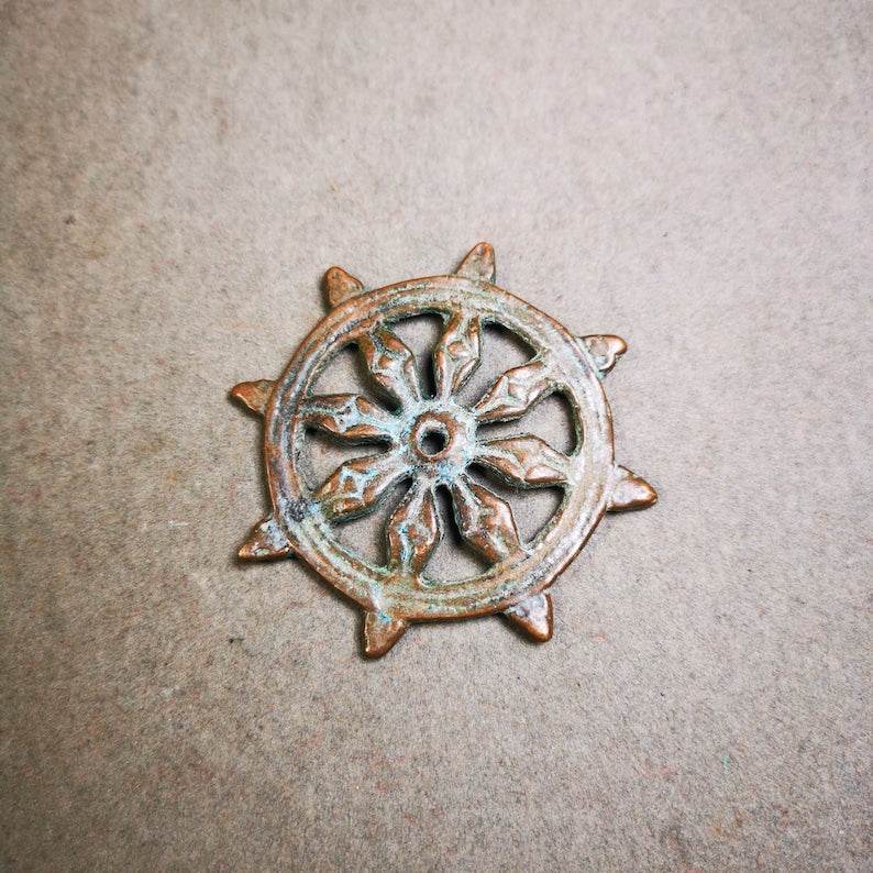 Amulet,Prayer Wheel,Dharma Chakra - Gandhanra-ART