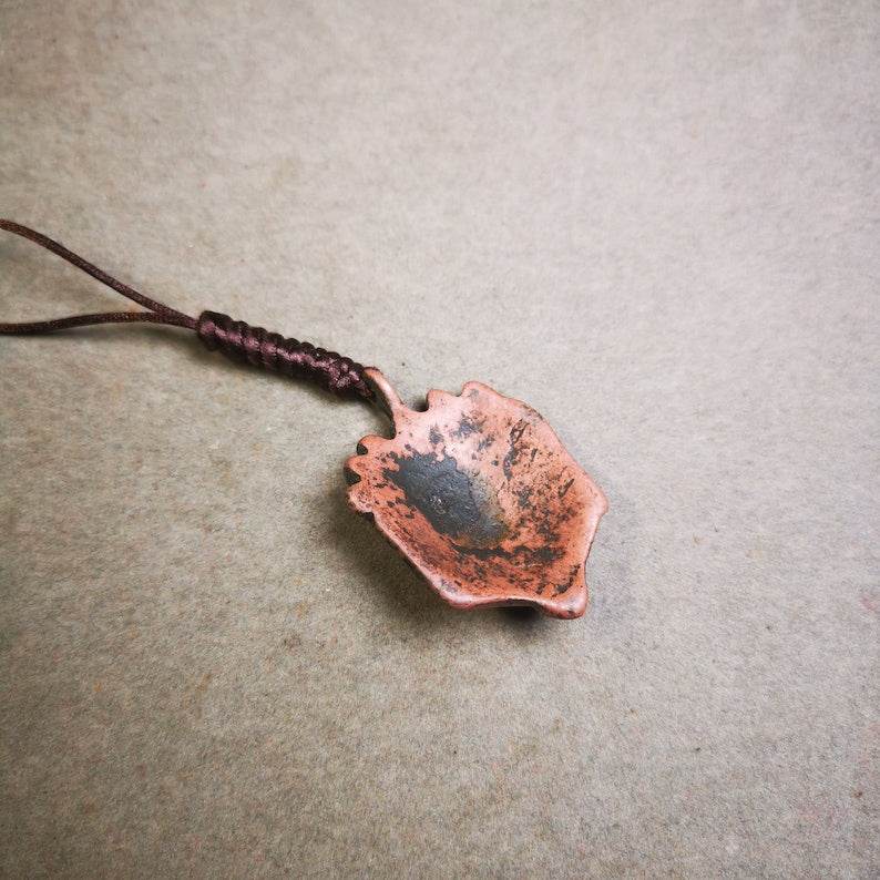Amulet Badge,Mahakala Pendant, Buddhist Protector Deity, 50 Years Old - Gandhanra-ART