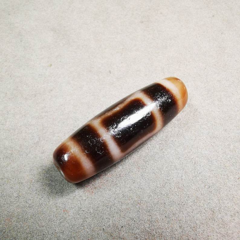Sky & Earth Dzi Bead - Gandhanra-ART