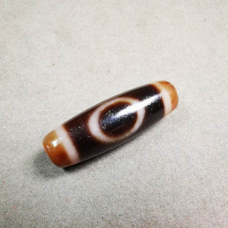 Sky & Earth Dzi Bead - Gandhanra-ART