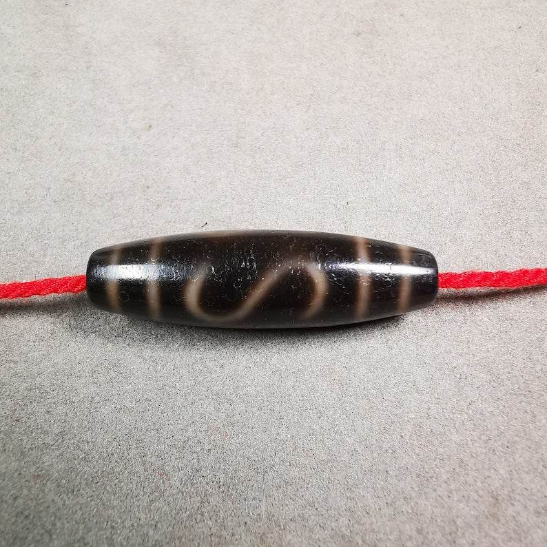 Money Hook Dzi Bead - Gandhanra-ART