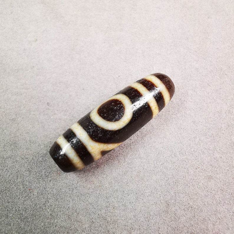 One Eyed Mountain Peak Dzi Bead - Gandhanra-ART
