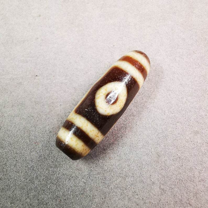 3 Eyed Dzi Bead - Gandhanra-ART