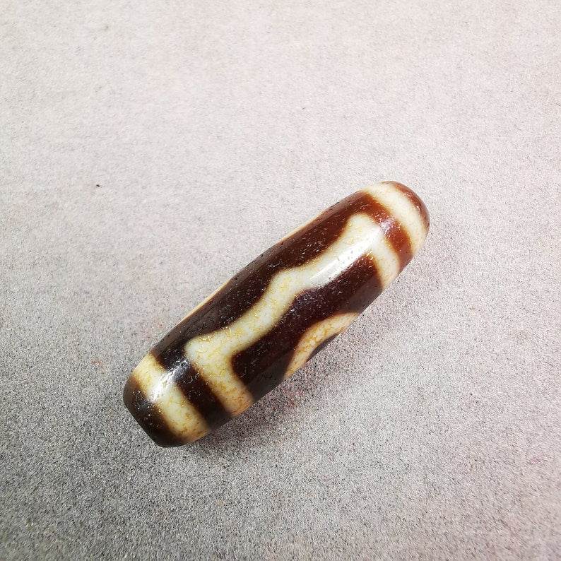 3 Eyed Dzi Bead - Gandhanra-ART