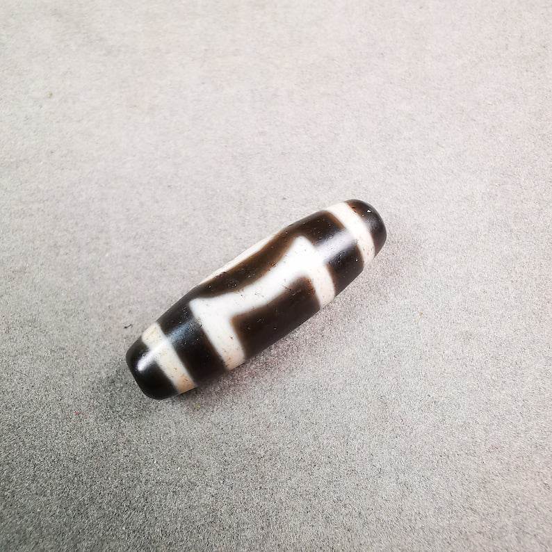 Heaven & Earth Dzi Bead - Gandhanra-ART