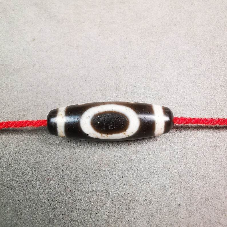 Heaven & Earth Dzi Bead - Gandhanra-ART