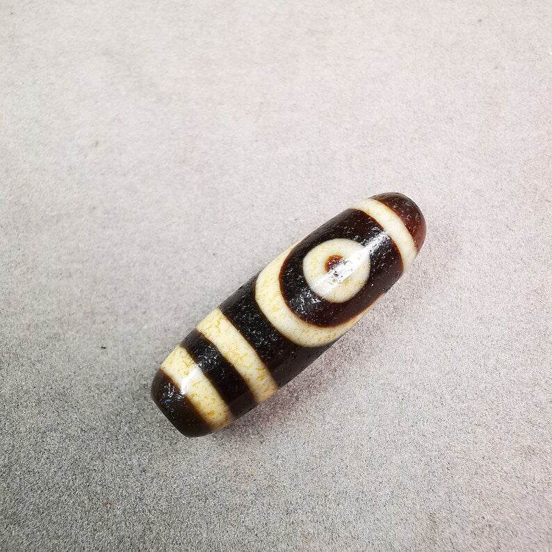 2 Eyed Dzi Bead - Gandhanra-ART