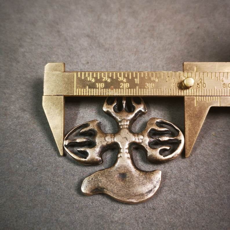 Cross Vajra Kartika Pendant - Gandhanra-ART