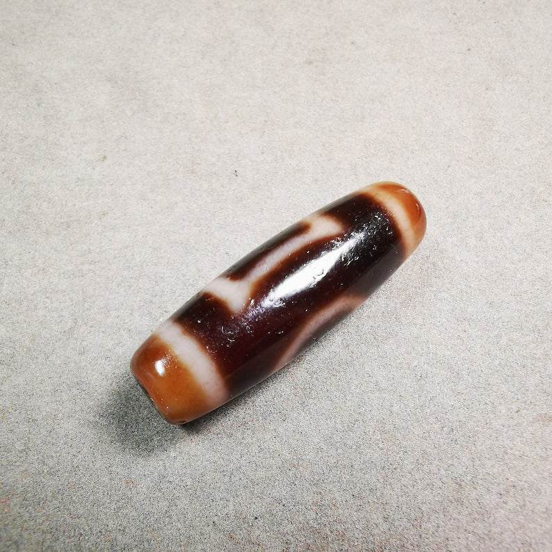 Sky & Earth Dzi Bead - Gandhanra-ART