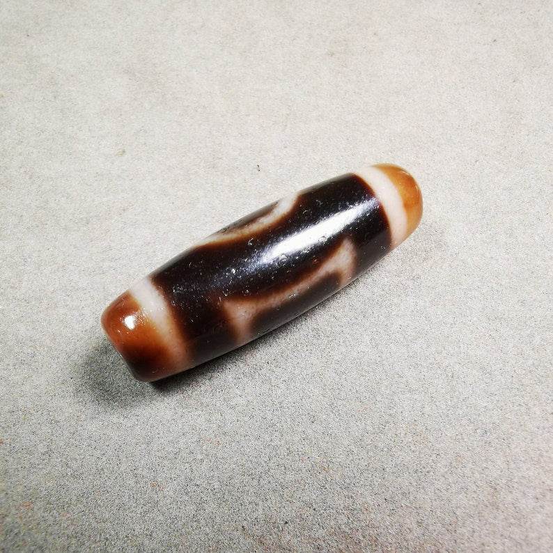 Sky & Earth Dzi Bead - Gandhanra-ART