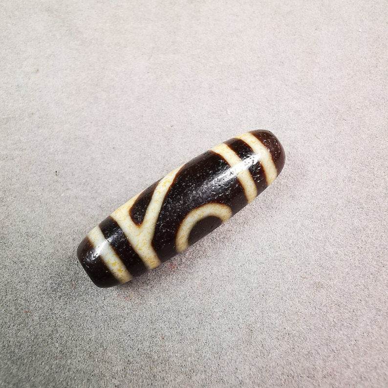One Eyed Mountain Peak Dzi Bead - Gandhanra-ART