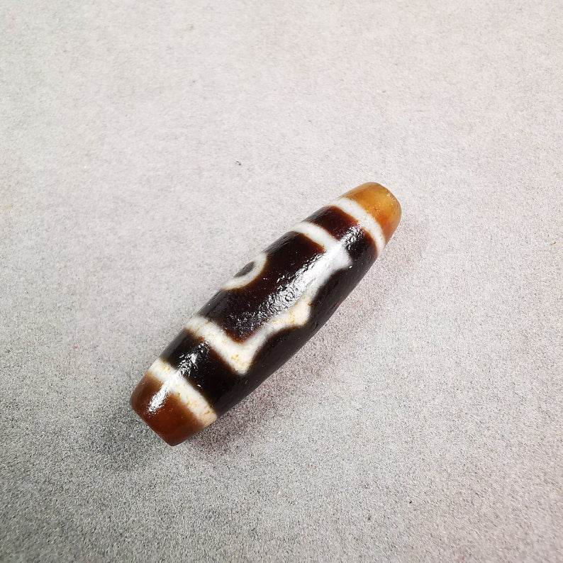3 Eyed Dzi Bead - Gandhanra-ART