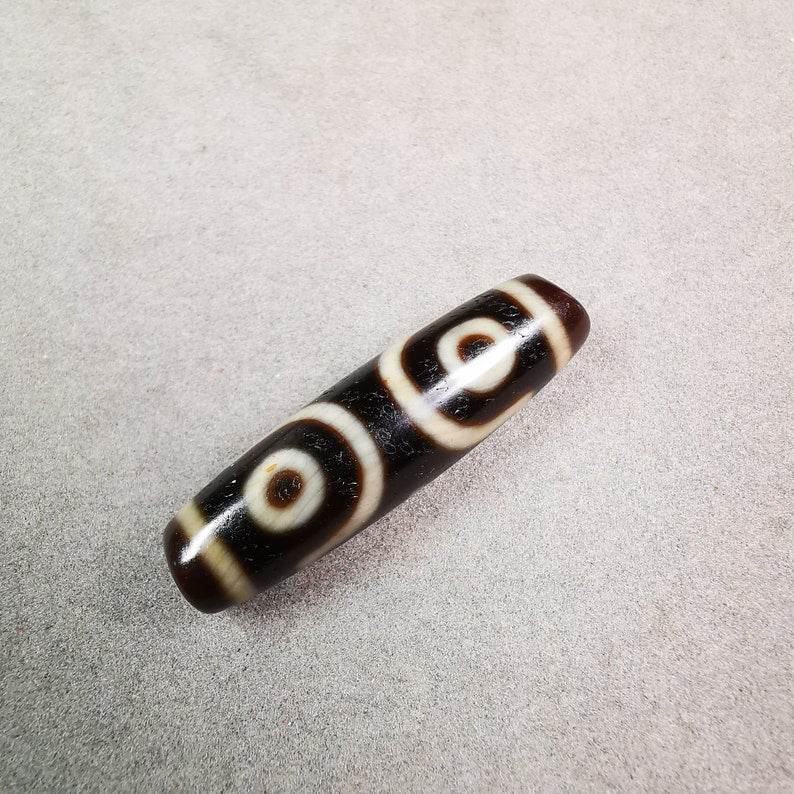 3 Eyed Dzi Bead - Gandhanra-ART
