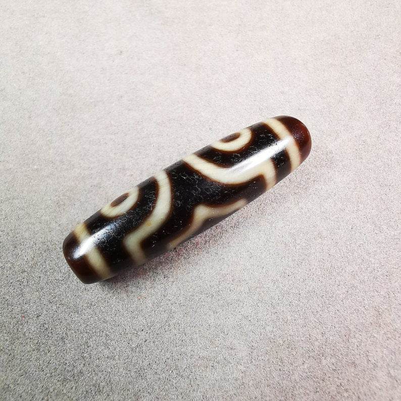 3 Eyed Dzi Bead - Gandhanra-ART