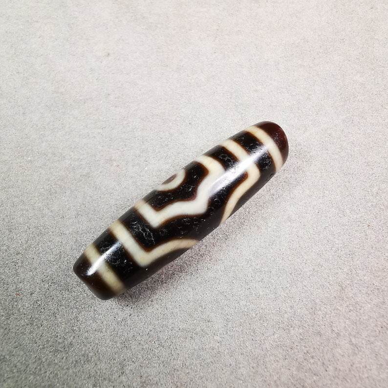 3 Eyed Dzi Bead - Gandhanra-ART