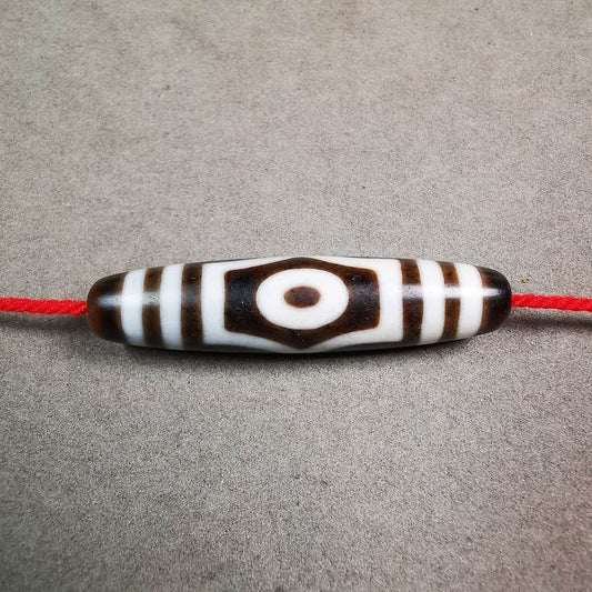 3 Eyed Dzi Bead - Gandhanra-ART