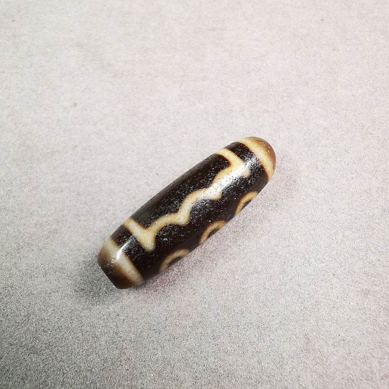 5 Eyed Dzi Bead - Gandhanra-ART