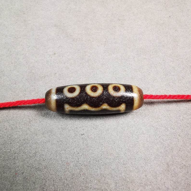 5 Eyed Dzi Bead - Gandhanra-ART