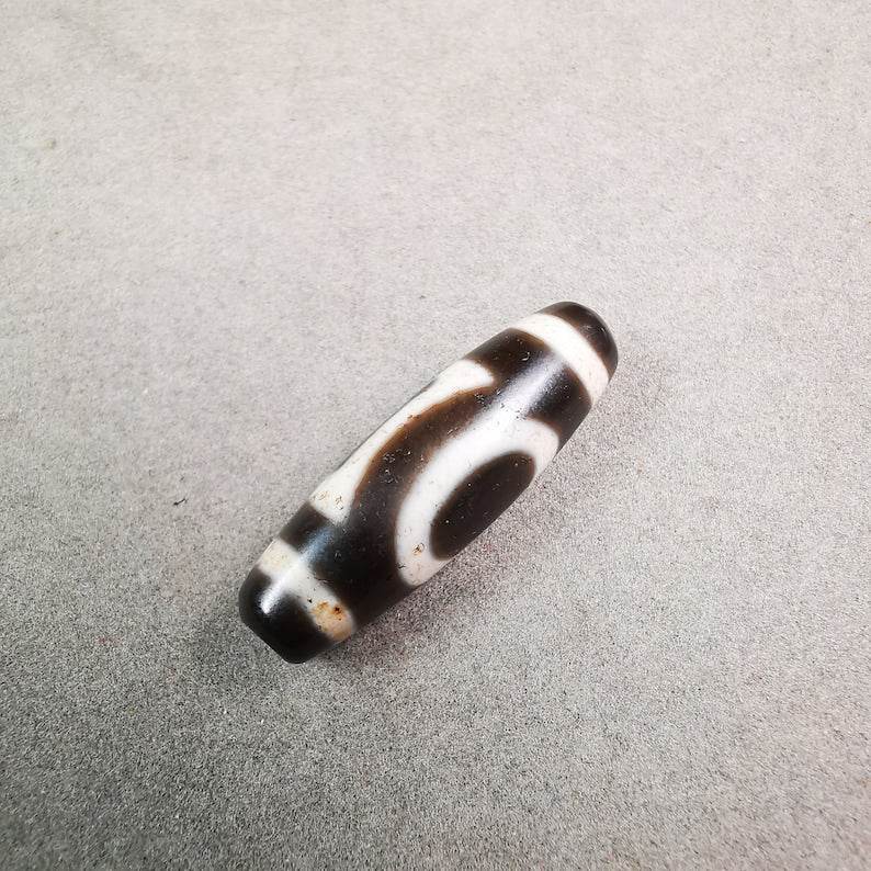 Heaven & Earth Dzi Bead - Gandhanra-ART