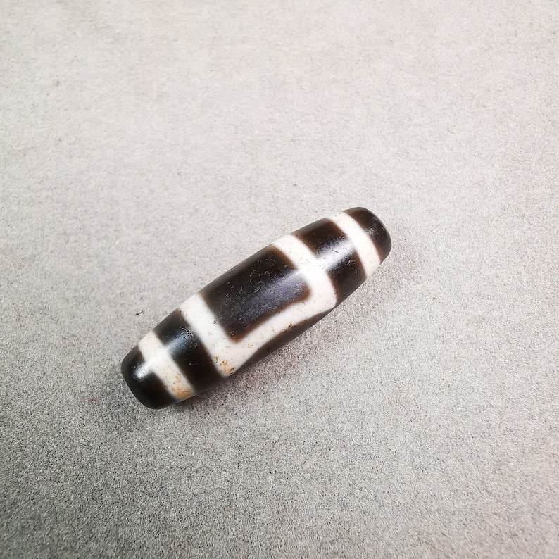 Heaven & Earth Dzi Bead - Gandhanra-ART