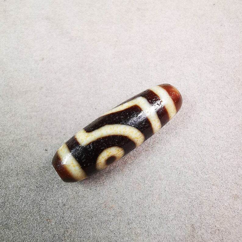 2 Eyed Dzi Bead - Gandhanra-ART