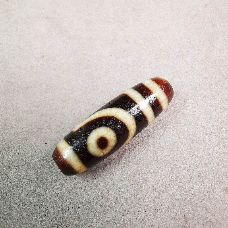 2 Eyed Dzi Bead - Gandhanra-ART
